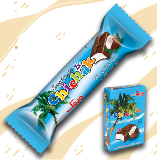 شکلات نارگیلی دو قلو