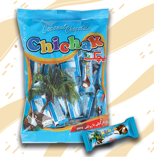 شکلات نارگیلی پاکتی