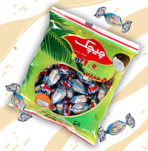 تافی نارگیلی متوسط