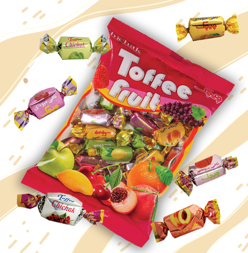 تافی میوه ای متوسط