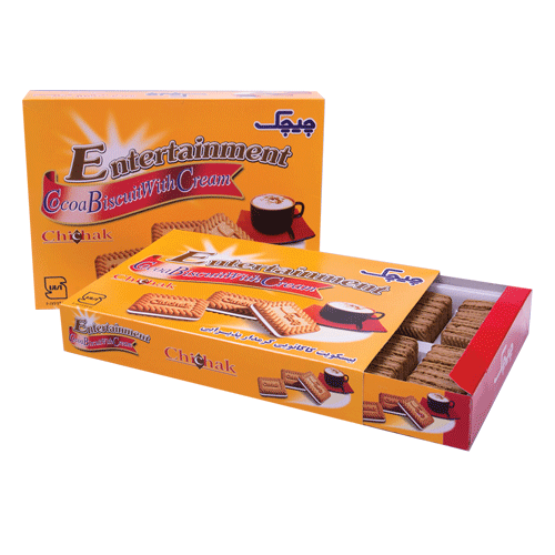 Entertainment Cocoa Biscuit with cream